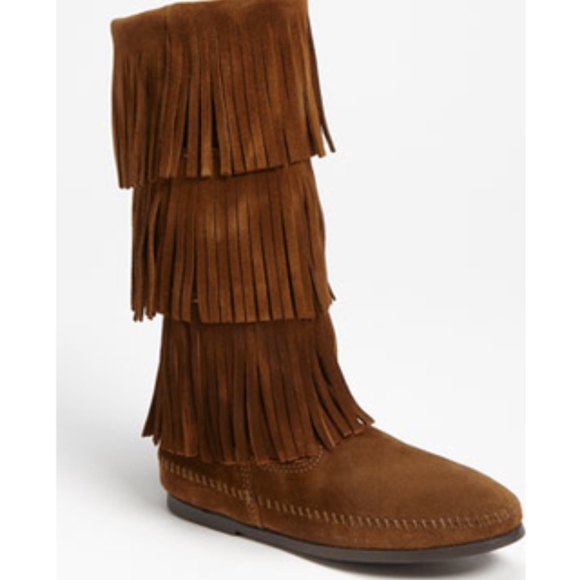 Minnetonka Shoes - Minnetonka Fringe Boots